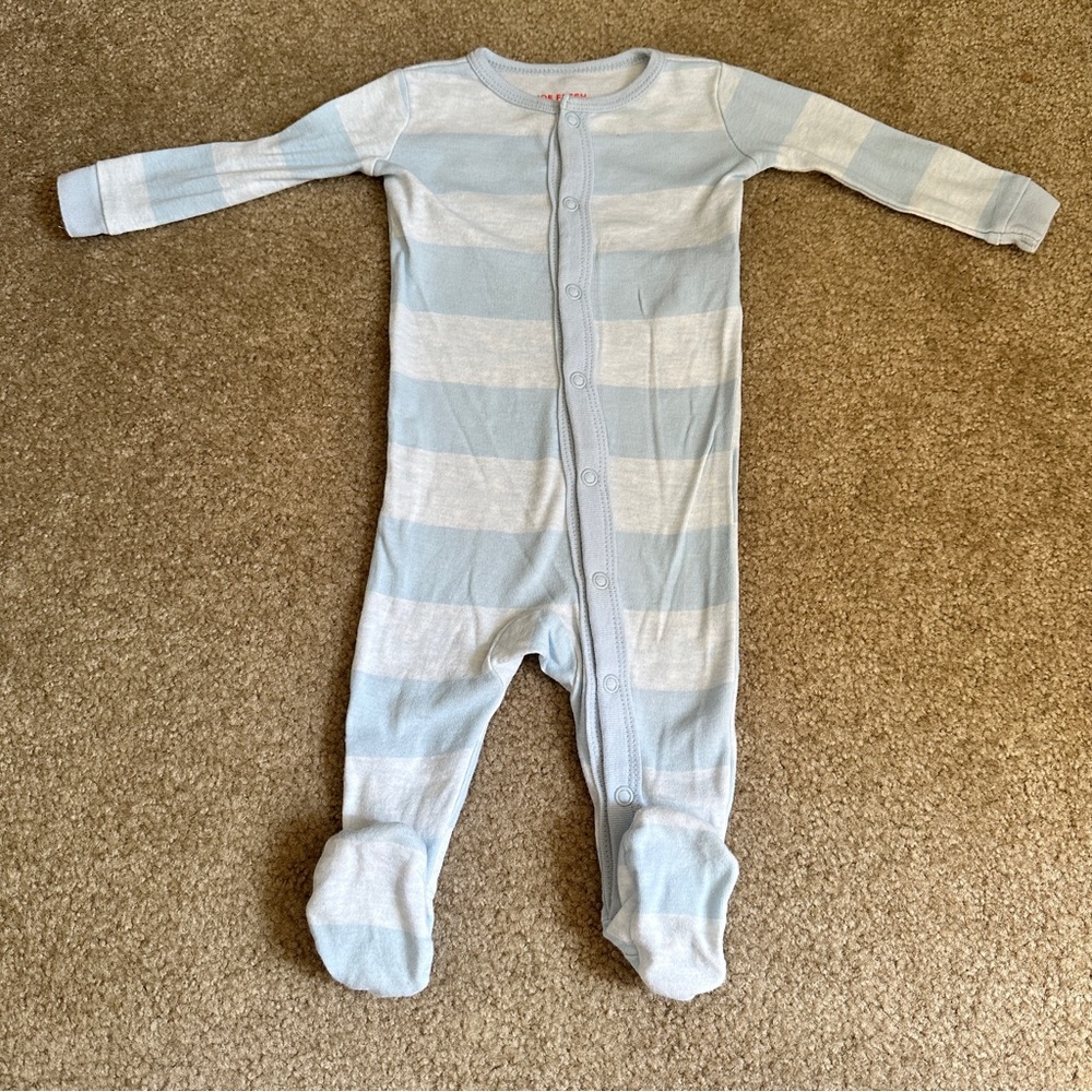 Joe Fresh Long Sleeve Footies Pajamas 3-6 Months